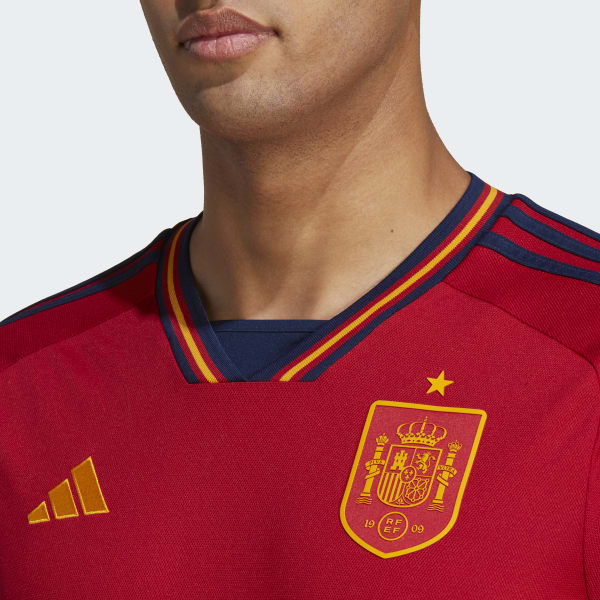 Rot Spanien 22 Long Sleeve Heimtrikot TI476