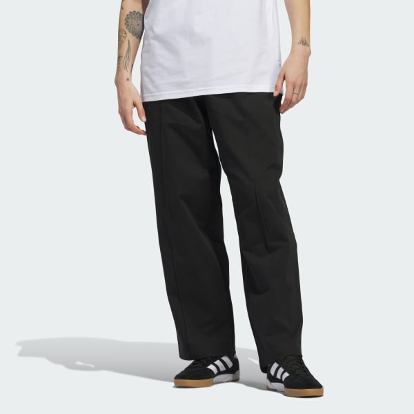 ◆NACHE◆ OVERLAP PINTUCK PANTS UNISEX BLACK 24PFBOT01BLK Designer fashion, Seoul-fully created | W Concept