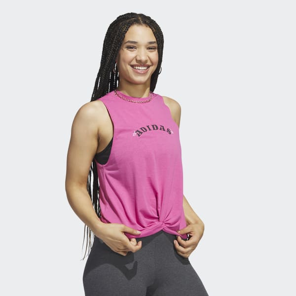 Adidas hot sale knotted top