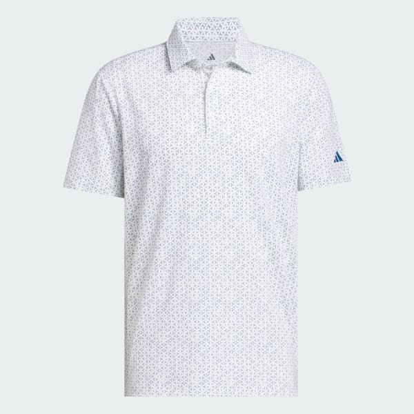 Blanco POLERA CUELLO POLO DE MALLA ESTAMPADA ULTIMATE365 TANGO CLIMACOOL