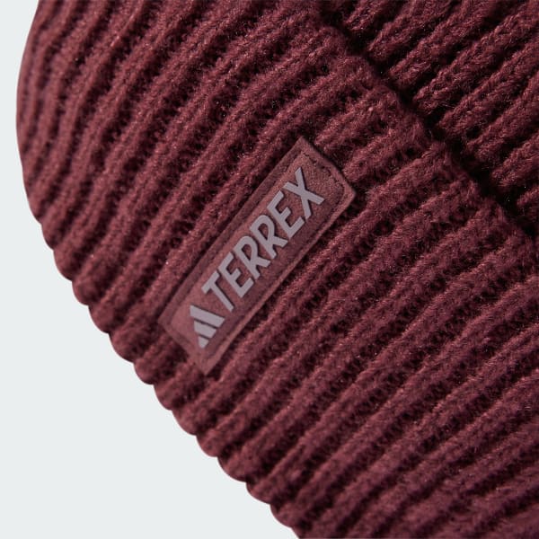 Adidas burgundy fashion beanie