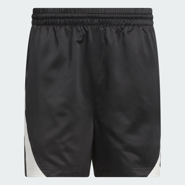 Black adidas Basketball Woven 3-Stripes Shorts (Gender Neutral)
