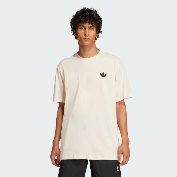 Branco Camiseta Skeleton Back