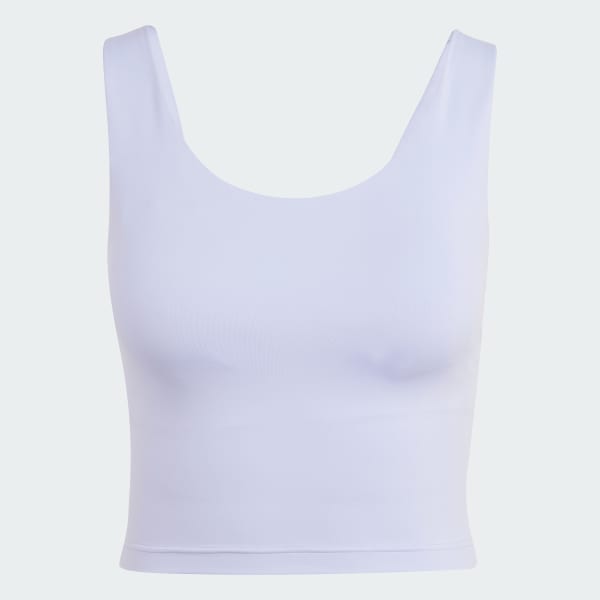 Purple All Me Medium-Support Long Line Bra Tank Top