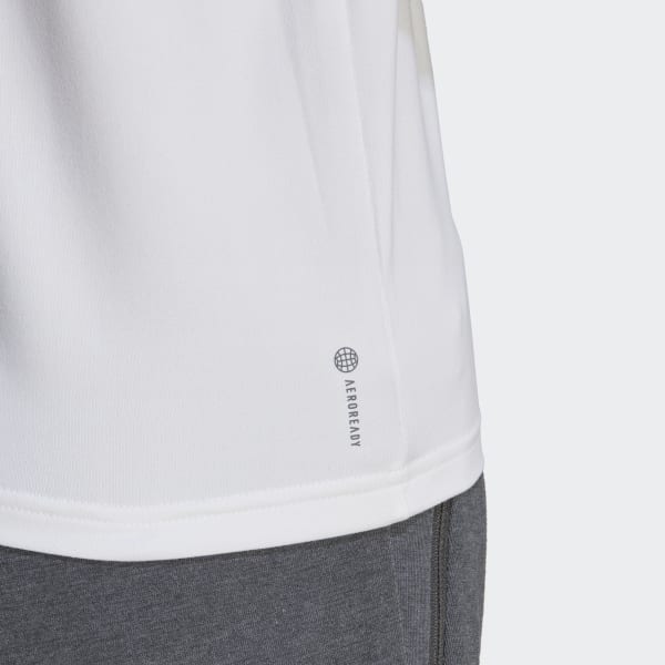 Bialy AEROREADY Train Essentials 3-Stripes Tee