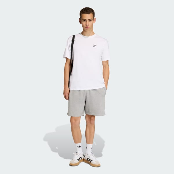 gris SHORT MOLLETON TREFOIL ESSENTIALS 17,8 CM