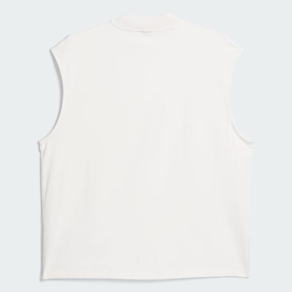 adidas Basketball Sleeveless Tee (Gender Neutral) - White