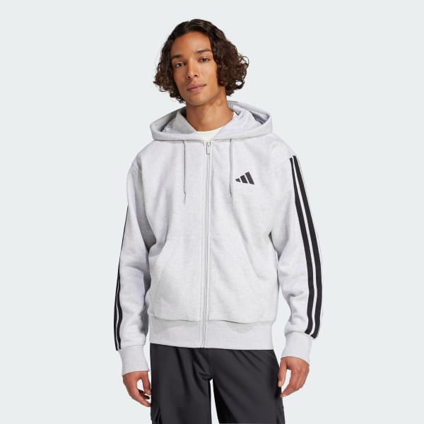 100％安い - Hoodie Fleece 3-Stripes Essentials adidas Grey Free | トップス