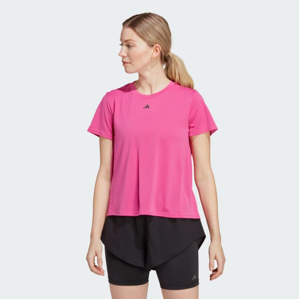 Rosado Polo de Entrenamiento Sweat-Conceal HEAT.RDY HIIT
