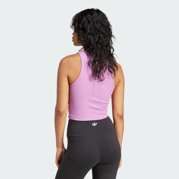 Purple Essentials Ribbed Tank Top