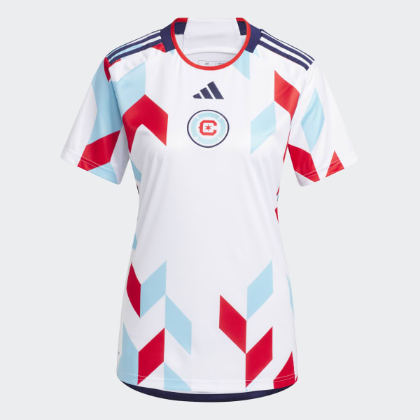 Adidas Chicago Fire 23/24 Away Jersey White XS Womens