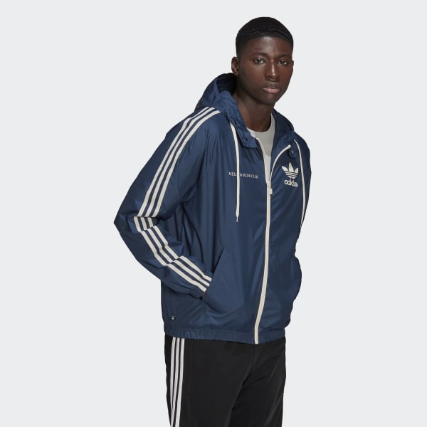 Blue Graphics Mellow Ride Club Windbreaker LA951