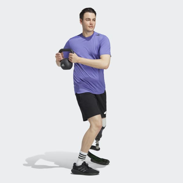 Paars Designed for Training AEROREADY HIIT Color-Shift Training T-shirt