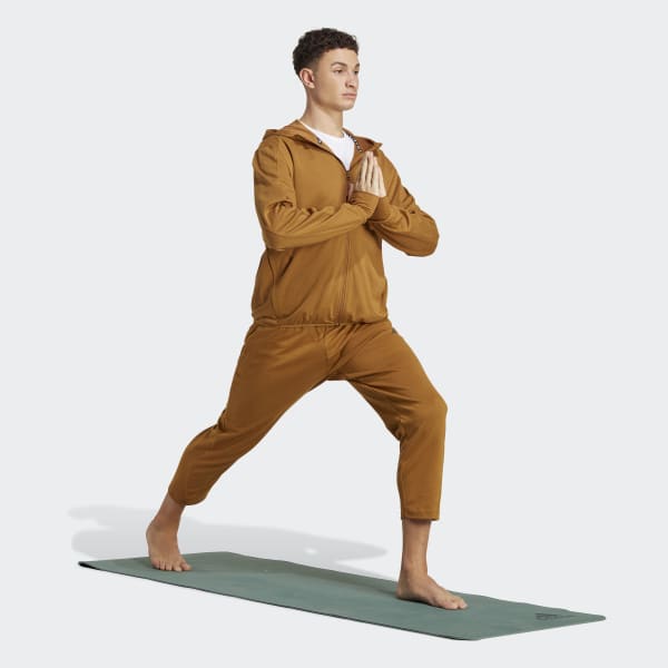 Brun Yoga Base Training AEROREADY Full-Zip Hoodie