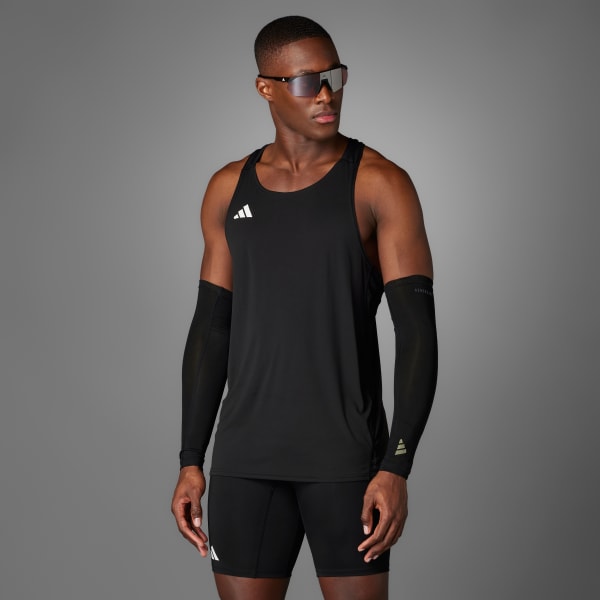 Đen Áo Singlet Chạy Bộ Adizero Essentials