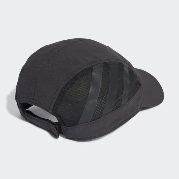 Negro Gorra de Running HEAT.RDY Training 3 Paneles