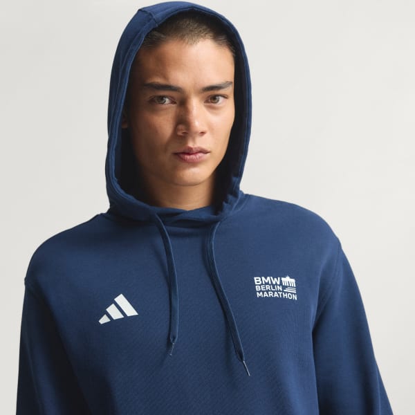 Niebieski Bluza z kapturem BMW Berlin-Marathon 2025 City