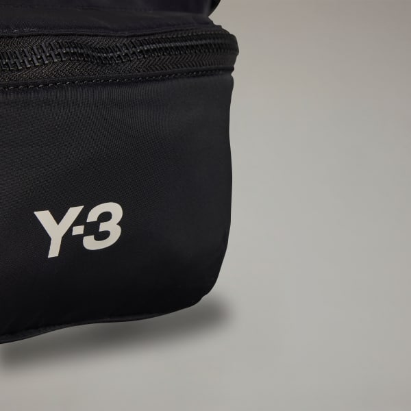 Schwarz Y-3 Bauchtasche