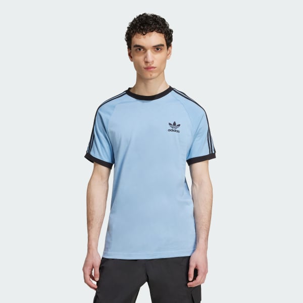 Azul Camiseta Adicolor Classics 3 Stripes