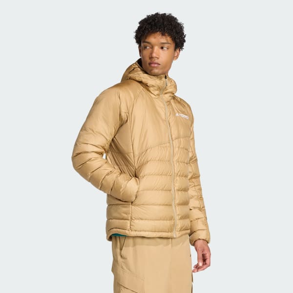 Brun Terrex Xperior CLIMAWARM+ Down Hooded Jacka