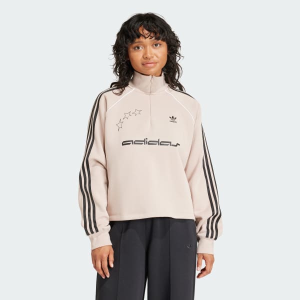 Adidas originals 1/2 zip track top outlet
