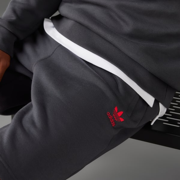 Adidas originals core trefoil joggers sales grey