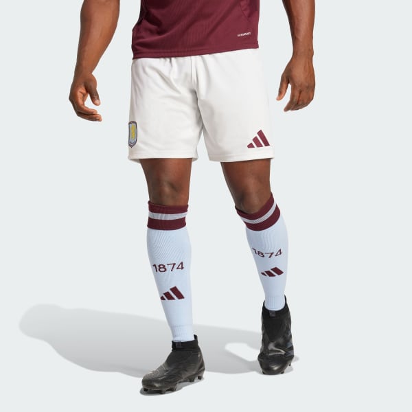 Hvit Aston Villa FC 24/25 Hjemmeshorts