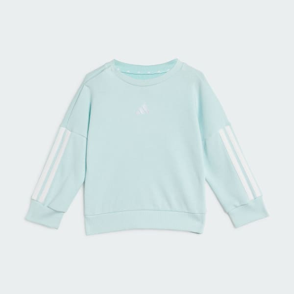 Turquoise Essentials Joggers Set Kids