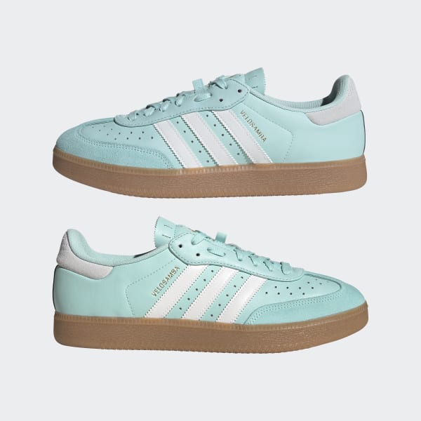 adidas Velosamba Leren Schoenen - Turquoise | adidas Officiële Shop
