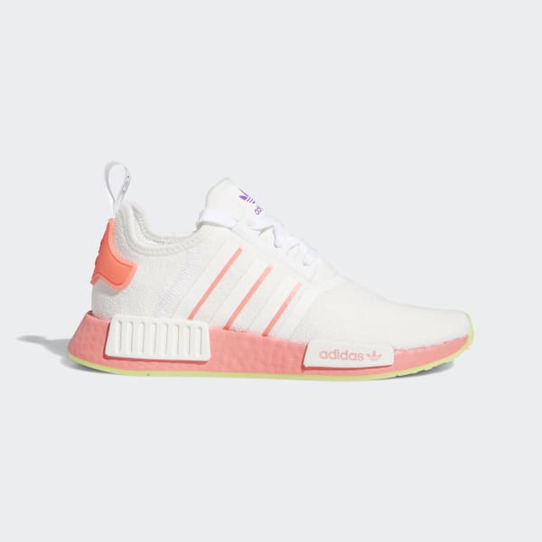 nmd_r1 shoes white and pink