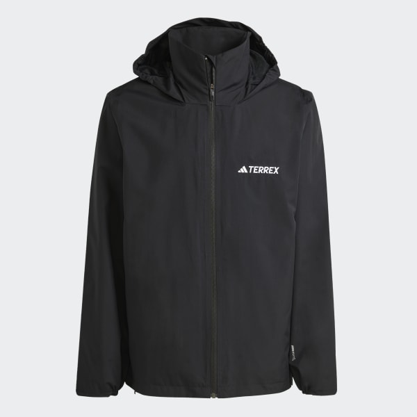 adidas…ロングレインコート 新品未使用タグ付き！アディダス ロングコート レイン フード