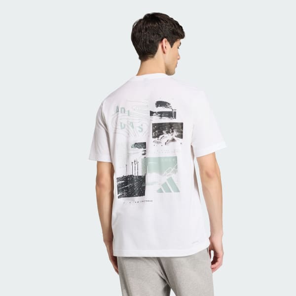 Putih T-SHIRT GRAFIS CLIMACOOL CITY TECH ILLUSTRATION