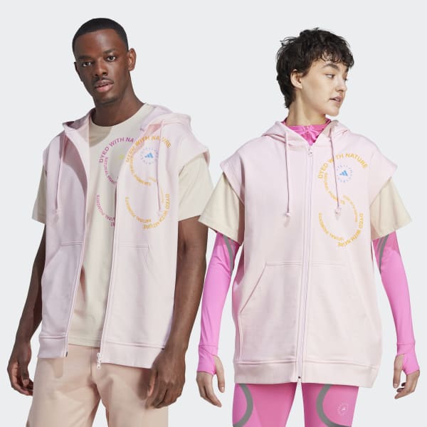 Pink adidas by Stella McCartney Sportswear Sleeveless Hoodie (Gender Neutral)