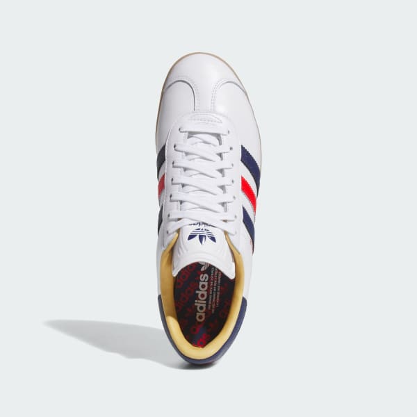 Hvit Gazelle Leather Spikeless Golf Sko