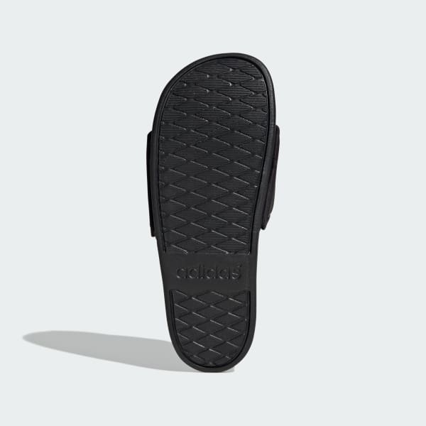 Black Adilette Comfort Slides