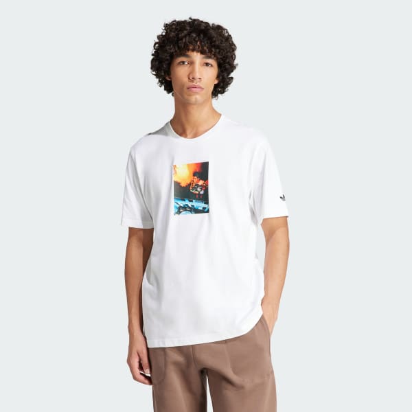 White Adi Pic Tee