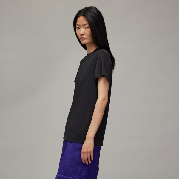 Black Y-3 Regular Short Sleeve Premium Tee
