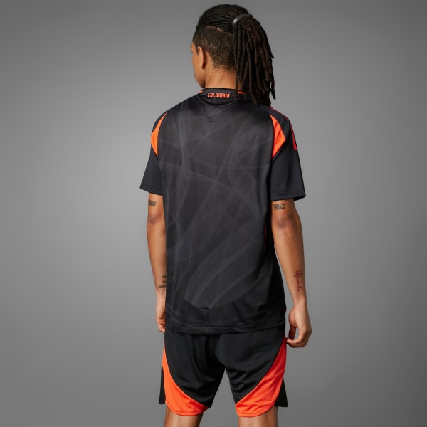 Negro Camiseta Visitante Selección Colombia 2024 Versión Jugador