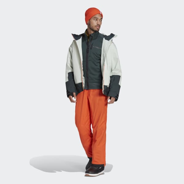 Pomarańczowy Resort Two-Layer Insulated Bib Pants