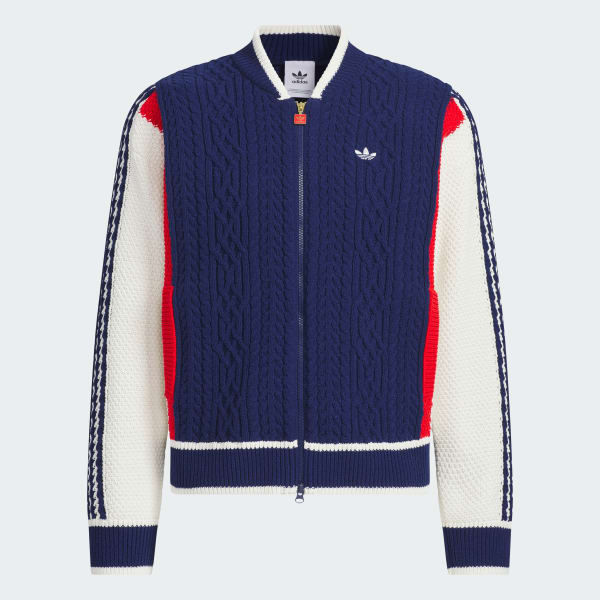 Blue 레트로 리믹스 가디건(젠더 뉴트럴)