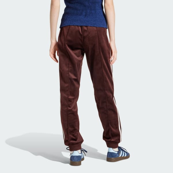 Adidas originals firebird velvet track pants sale