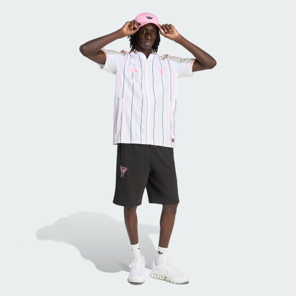 Wit Inter Miami CF Honkbalshirt