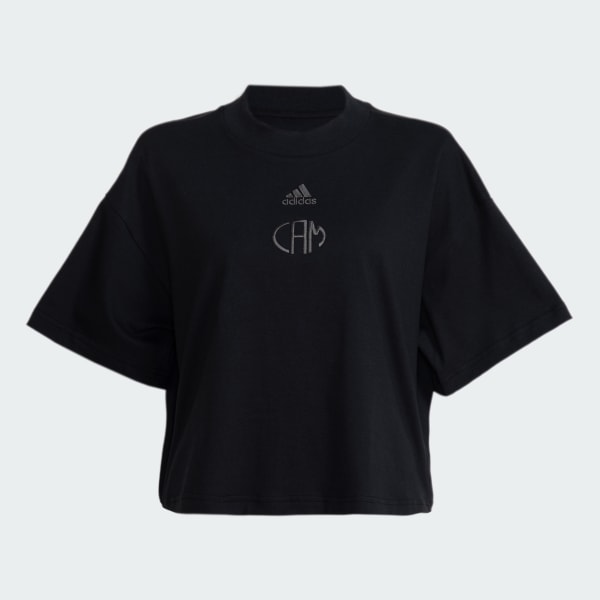 Preto CAM WMN FI TEE