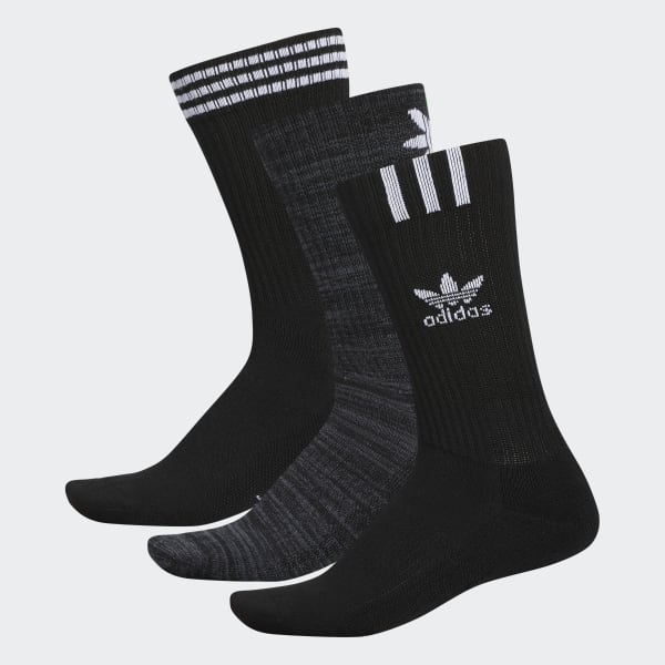 adidas Graphic Logo Crew Socks 3 Pairs 