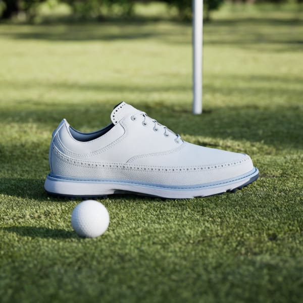 White MC80 SPIKELESS GOLF SHOES