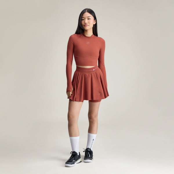 Braun adidas by Stella McCartney Training Longsleeve Crop