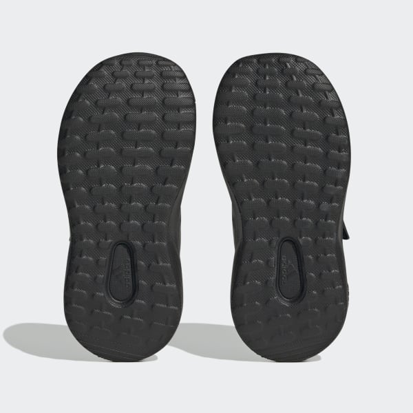 Svart FortaRun 2.0 Cloudfoam Elastic Lace Top Strap Shoes