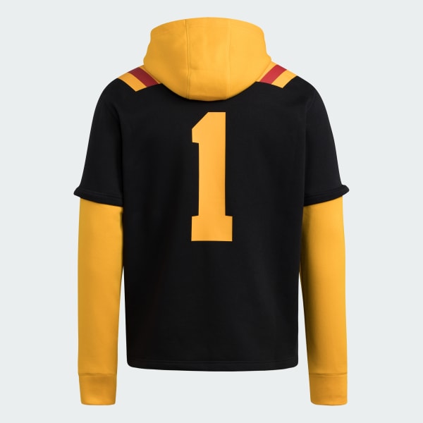 adidas Grambling State Tigers Football Jersey Hoodie Black