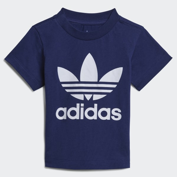 adidas Trefoil Tee - Blue | adidas