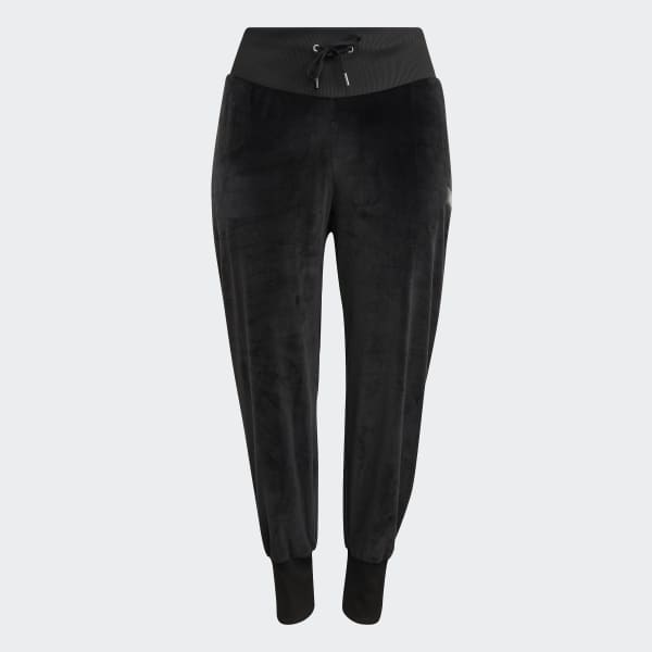 Negro Pantalón Holidayz Cozy Velour (Tallas Grandes) VS801